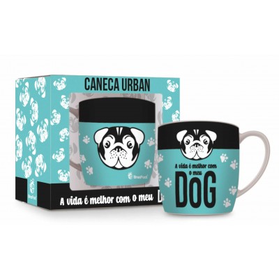 CANECA PORCELANA URBAN 360ML - DOG_01 